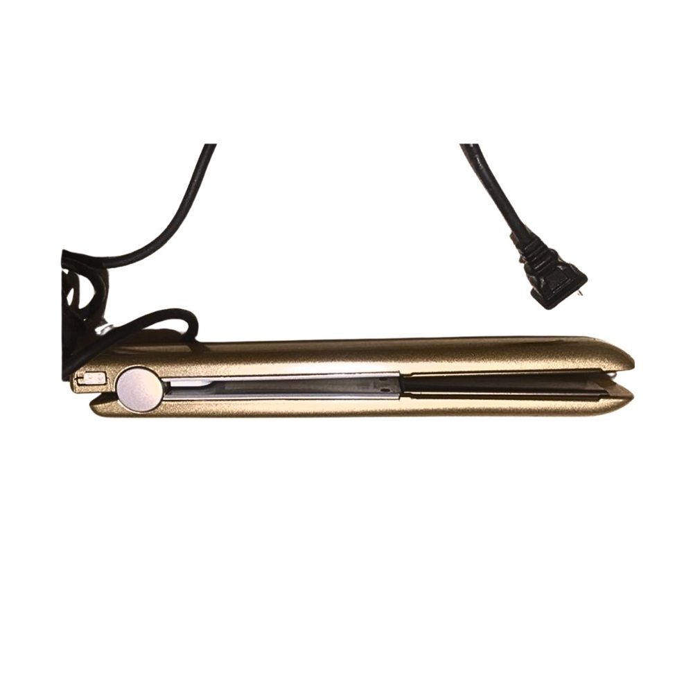 KIPOZI 1” Nano Titanium Gold Flat Iron Straightener - Picture 2 of 7